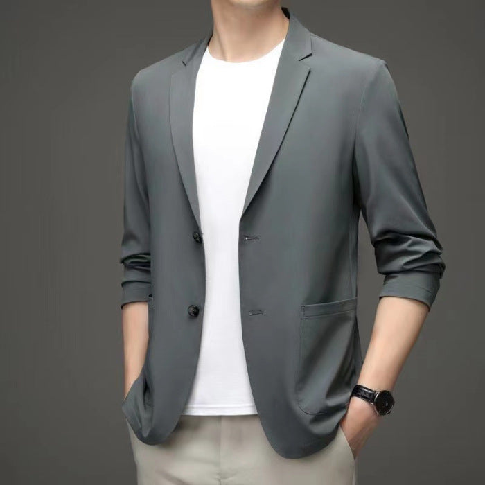 Men Two-Button Blazer