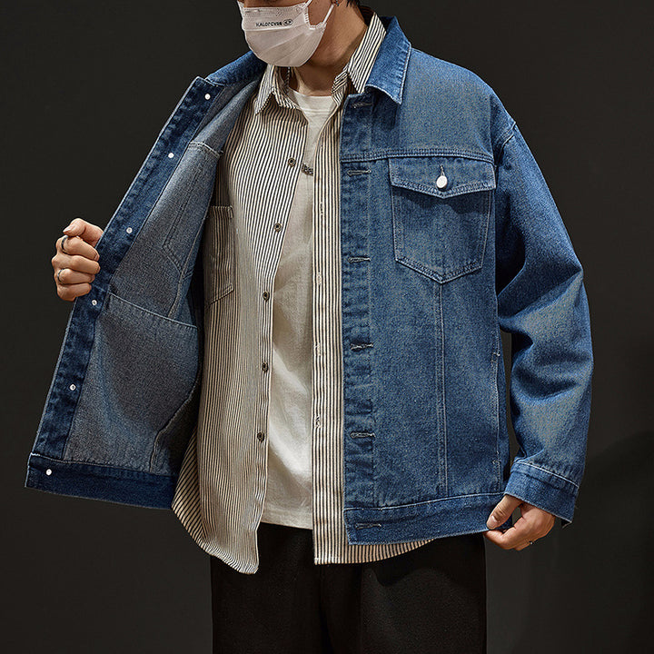 Men Denim Jacket With Pocket