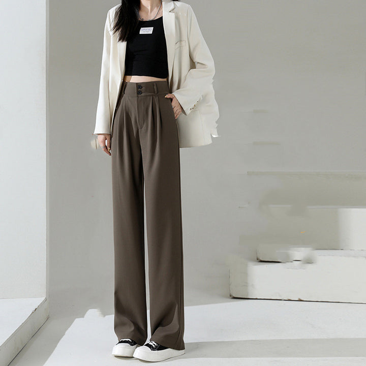 Women High-Waist Trousers