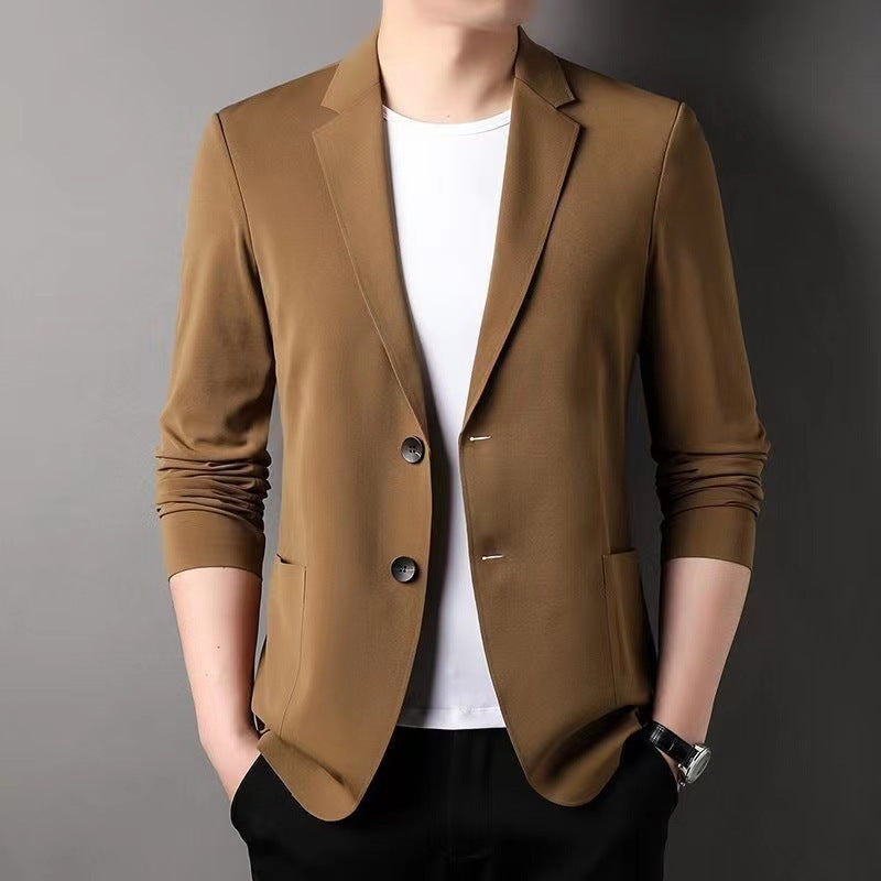 Men Two-Button Blazer