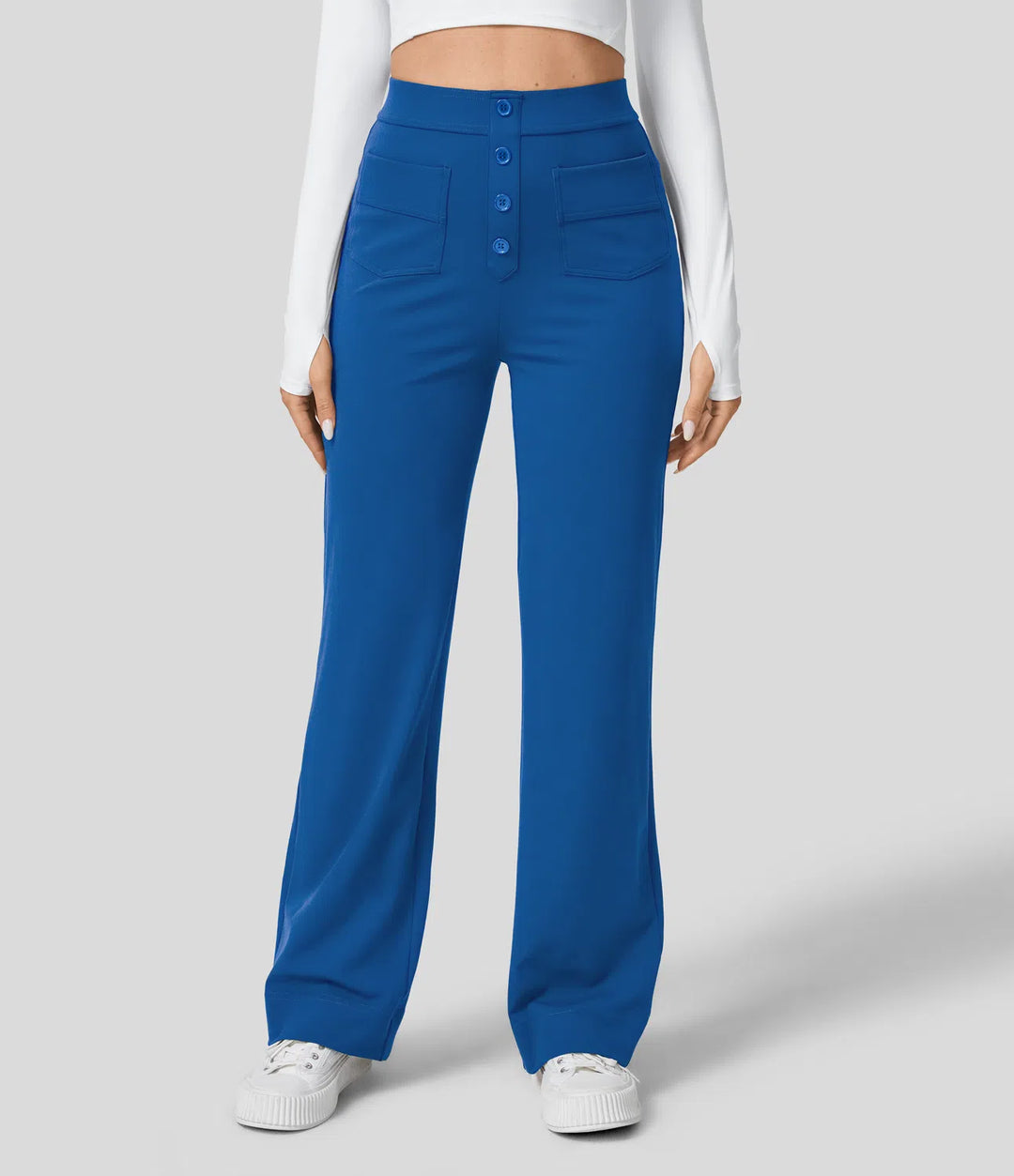 Ella ™ High-Waisted Wide-Leg Trousers