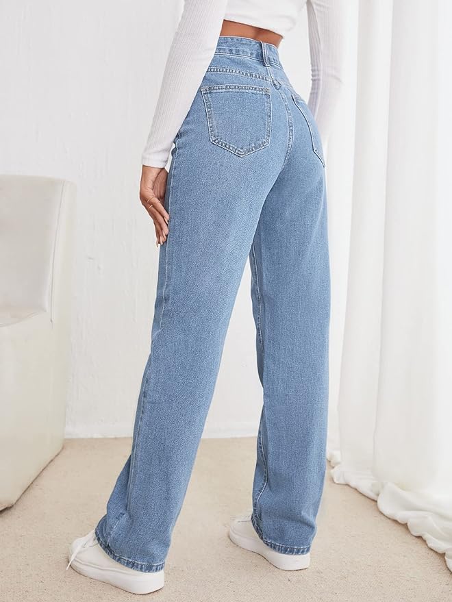 Bella™ High-Waisted Wide-Leg Jeans