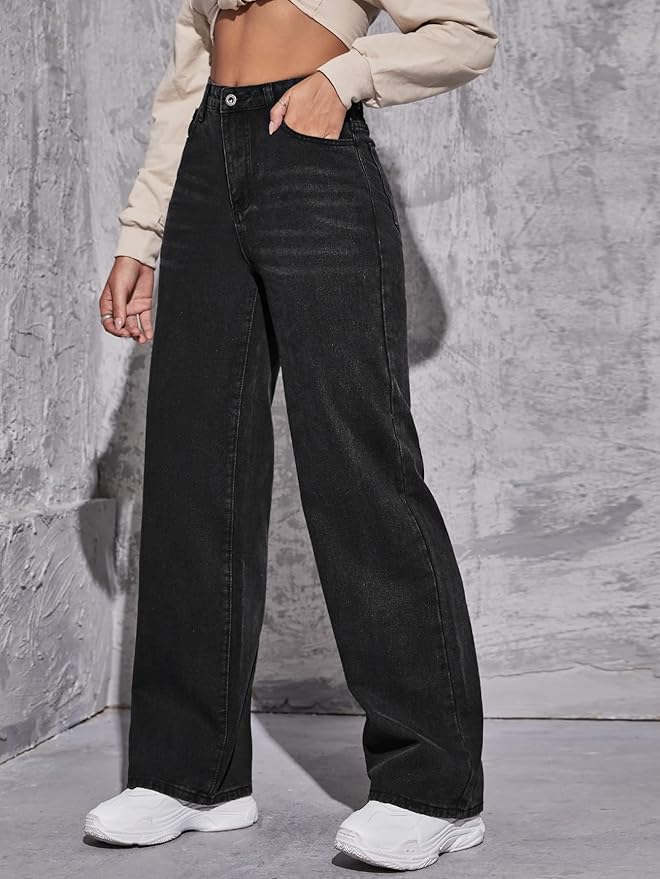 Bella™ High-Waisted Wide-Leg Jeans