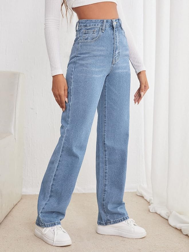 Bella™ High-Waisted Wide-Leg Jeans