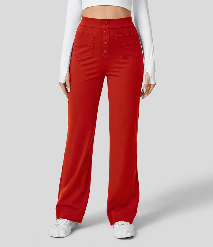 Ella ™ High-Waisted Wide-Leg Trousers