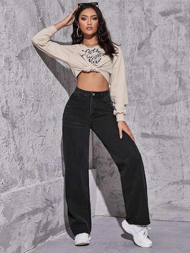 Bella™ High-Waisted Wide-Leg Jeans