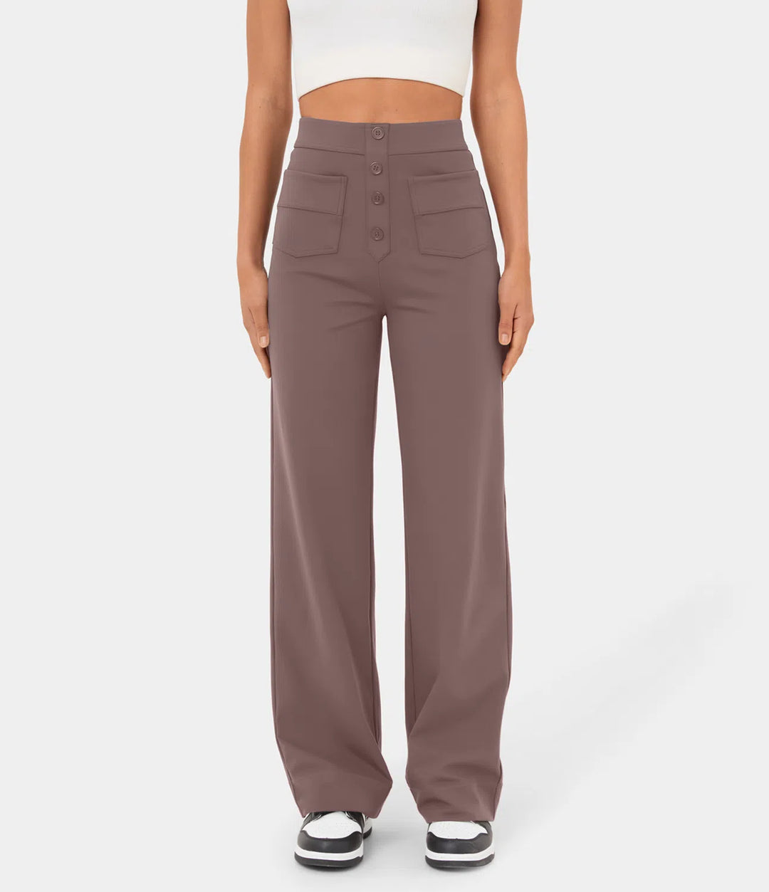 Ella ™ High-Waisted Wide-Leg Trousers