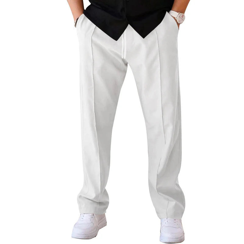 HUGO™ "Light Breeze" Casual Wide-Leg Leisure Trousers