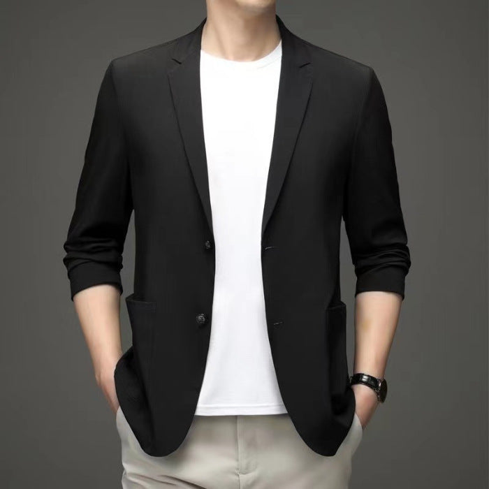 Men Two-Button Blazer