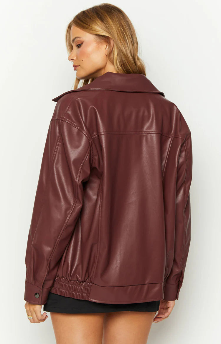 VALENTIN™ VINTAGE  LEATHER BOMBER