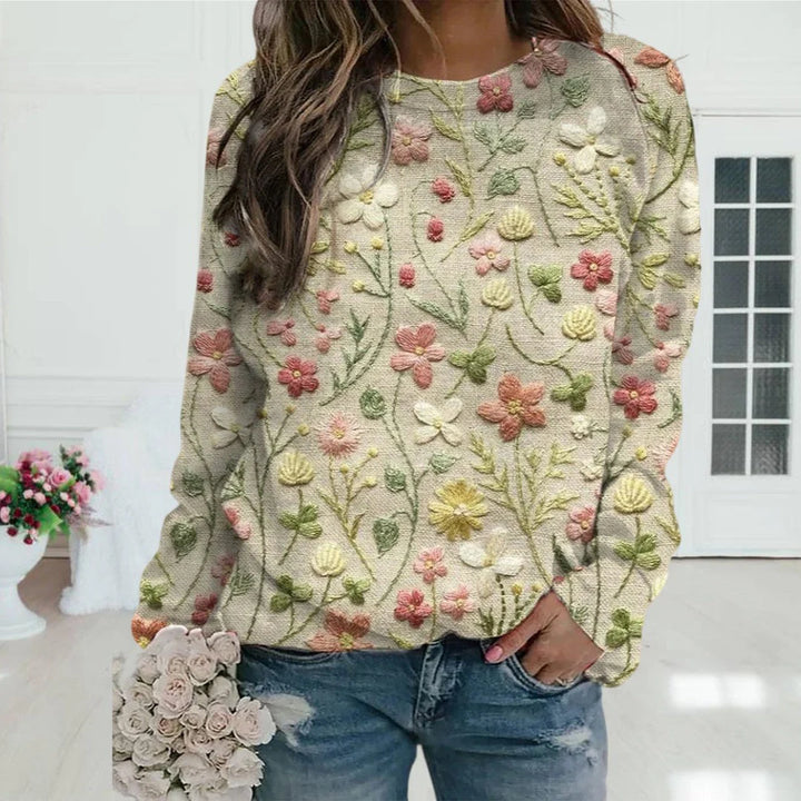 Ivy™ - Floral Meadow Pullover