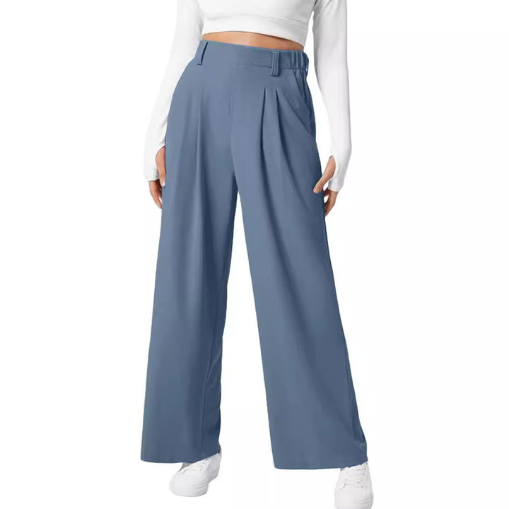 Women Elastic Wide Leg Pants