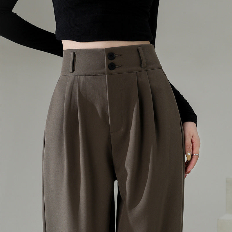 Women High-Waist Trousers