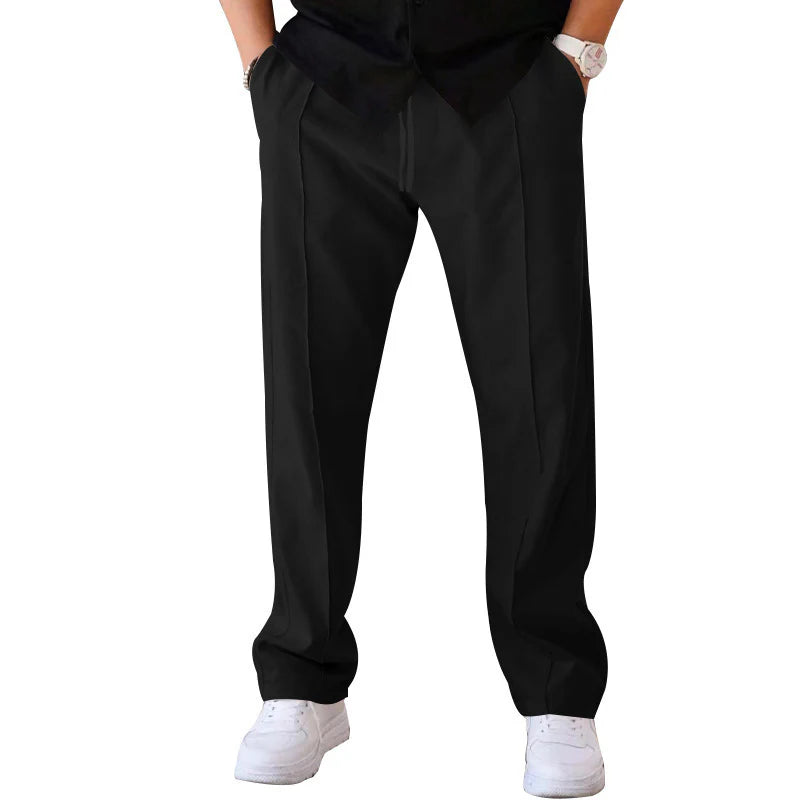 HUGO™ "Light Breeze" Casual Wide-Leg Leisure Trousers