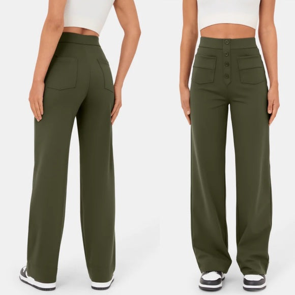 Ella ™ High-Waisted Wide-Leg Trousers