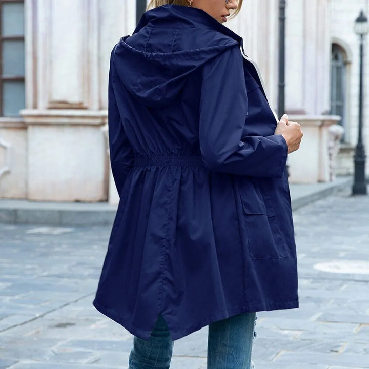 Justine™ Stylish Windbreaker Trenchcoat